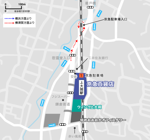 京急駐車場地図