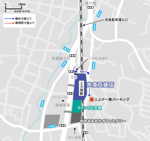 エムケー東パーキング地図