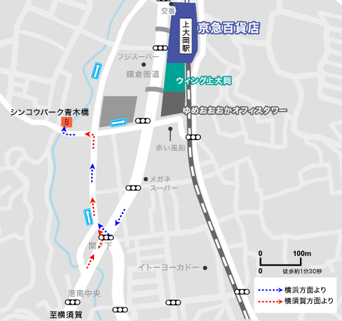 シンコウパーク青木橋地図