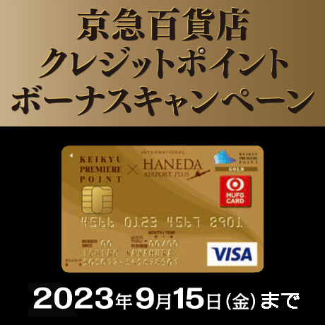HANEDAゴールドポイントアップ